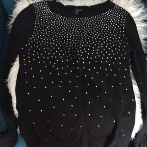 Express Bedazzled Sweater